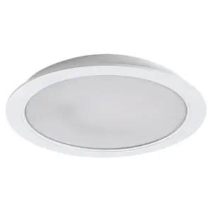 Infällda runda LED-armaturer i plast klass f Rabalux Shaun 5W 450lm 4000K D9,5xH2,6cm IP20 image-1