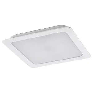 einbaudeckenleuchten kunststoff led eingebaut quadrat klasse f Rabalux Shaun 5W 450lm 4000K 9,5xH2,6cm IP20 image-1