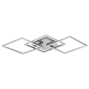 Interior ceiling lights brushed aluminum profile class g Rabalux Sigurd 2900lm 3900lm 43W 3000K L76,5x37xH7cm IP20 image-1