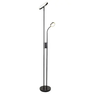 High-voltage integrated led floor lamp with class f shade Rabalux Ophus 18,5W image-0