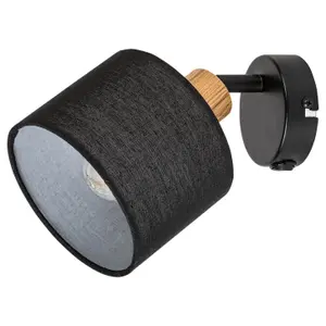 Metal-oak wood interior lamp Rabalux Miguel image-1