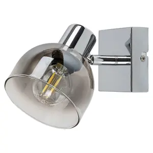 Aplique de interior con pantalla de cristal Rabalux Tarien E14 1x MAX 40W D10cm IP20 image-0