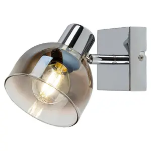 Aplique de interior con pantalla de cristal Rabalux Tarien E14 1x MAX 40W D10cm IP20 image-1