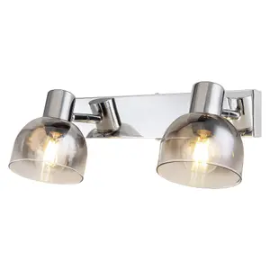 Lampada da parete per interni con paralume in vetro Rabalux Tarien E14 2x MAX 40W IP20 image-2