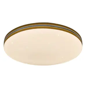 Integrerade LED-taklampor i extra tunn, gnistrande plastdesign Rabalux Oscar 18W 1350lm 3000K D350 image-1