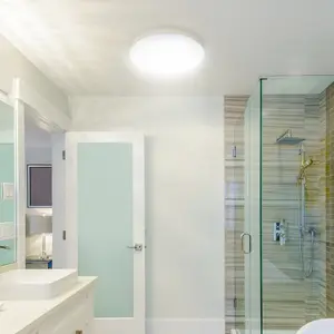 Plastic recessed ceiling light Rabalux Lucas IP44 image-1
