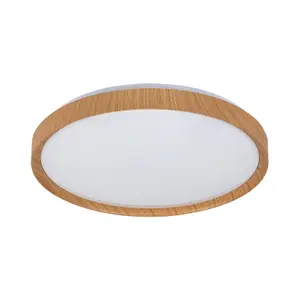 Ceiling lights with beech metal base Rabalux Sherwood 50W 4000lm 3000-6500K D49xH7cm IP20 image-1