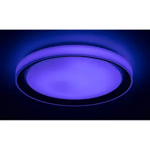 Integrated led ceiling light class g rgb dimmable cct functions Rabalux Everest image-3