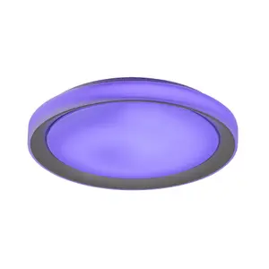 Integrated led ceiling light class g rgb dimmable cct functions Rabalux Everest image-2