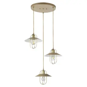 Metal ceiling light with textile cable Rabalux Nesrin image-0