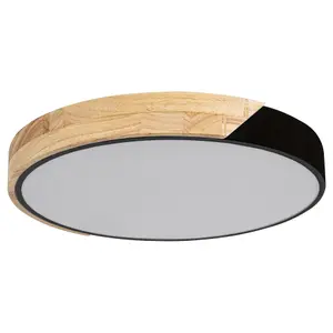 Plafón de metal-madera, clase g Rabalux Maple image-1