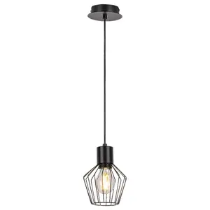 Kronleuchter Pendelleuchte aus Metall Rabalux Belano - E27 1xMAX 40W image-0