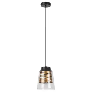 Podwieszane szklane lampy sufitowe Rabalux Zenaida E27 1xMAX 60W image-1