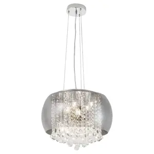 Glass chandelier Rabalux Ninelle image-0