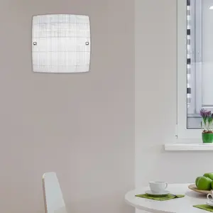 Lampada da soffitto con viti di fissaggio del paralume Rabalux Scottie E27 60W image-1