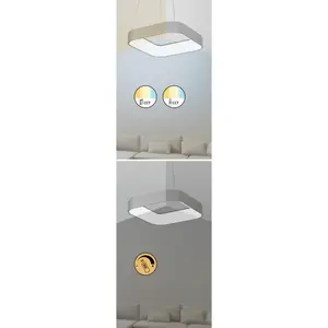 Integrated led ceiling light cct variable dimmable memory night light Rabalux Adeline image-1