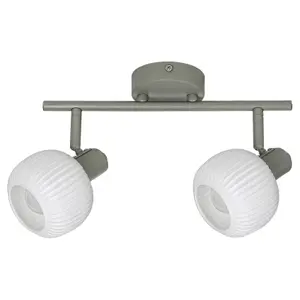 Lampada da soffitto in vetro Rabalux Soraya E14 2xMAX 40W image-0