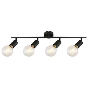 Faretto da soffitto in metallo Rabalux Lamar E27 4xMAX image-0