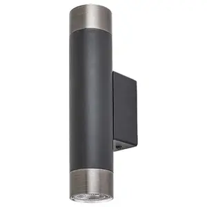 Metalen binnenwandlamp met draaibare koppen Rabalux Zircon GU10 2xMAX 5W image-0