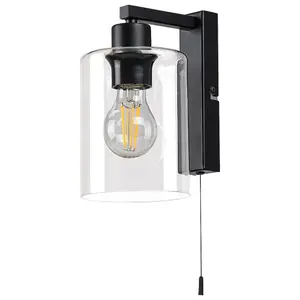 Lampada da parete in vetro Rabalux Miroslaw image-1