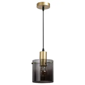 Kronleuchter Pendelleuchte aus Glas Rabalux Donati - E27 1x MAX 40W image-0
