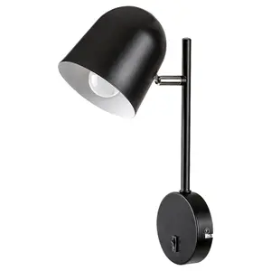 Lampada da parete per interni in metallo con interruttore on/off sulla base Rabalux image-0