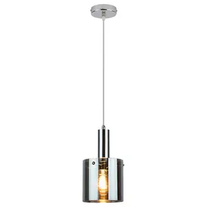 Lámpara de suspensión de cristal Rabalux Donati - E27 1x MAX 60W image-0