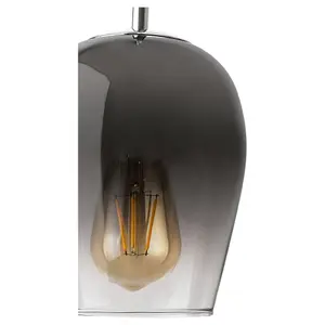 Glass ceiling lights Rabalux Petunia E27 3x MAX 60W image-1