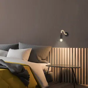 Vägglampa i metall med sladd och utan glödlampa Rabalux Daryl image-2