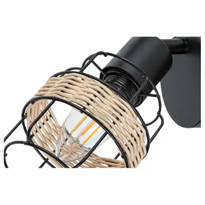 Lampada da parete in metallo Rabalux Indiana E14 1x MAX25W 9,5 cm image-2