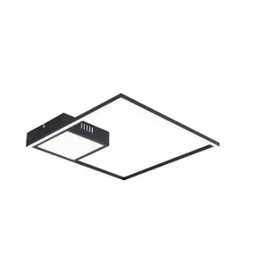 Ceiling lights metal base with led plastic cover Rabalux Sirius 30W 1900lm 4000K 40cm IP20 image-0