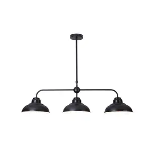 Height-adjustable metal chandelier for indoor use Rabalux Dragan image-0