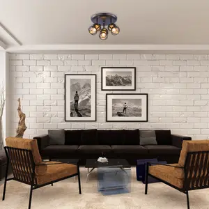 Plafonniers Rabalux Oberon E14 3X MAX 40W image-1