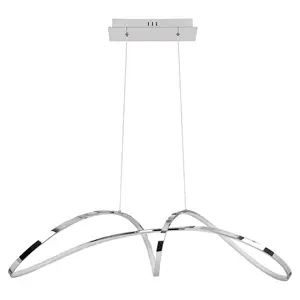 Indoor metal+plastic led ceiling light Rabalux Aisha image-1