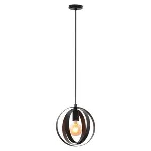 IJzeren plafondlamp voor binnen Rabalux Cortado image-0