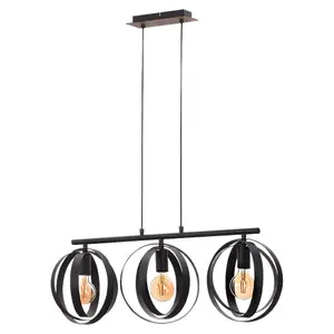 Interior iron ceiling light Rabalux Cortado image-1