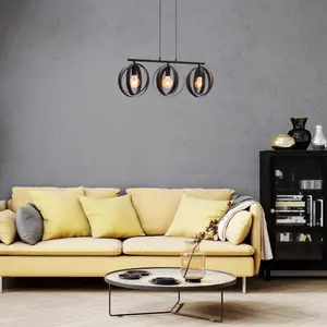 Interior iron ceiling light Rabalux Cortado image-2