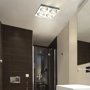 Bathroom ceiling lights with integrated LEDs Rabalux Tony IP44 image-2