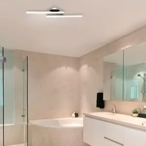 Minimalist-style bathroom ceiling light with integrated led Rabalux Antonia - IP44 image-2