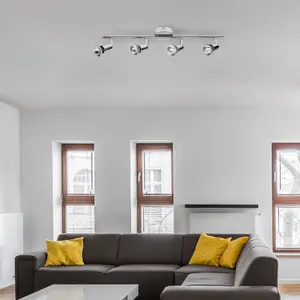 Ceiling spotlight light source not included Rabalux Norton GU10 4x 50 W image-1