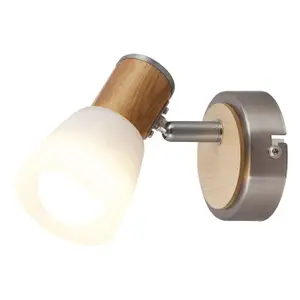 Spotlampe i træ Rabalux Gavin image-0