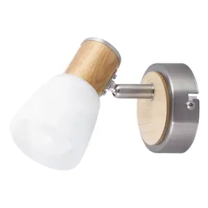 Spotlampe i træ Rabalux Gavin image-1