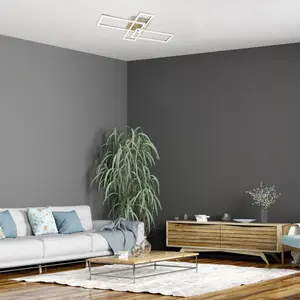 Ceiling light with painted wooden base integrated led class g Rabalux Ashton image-2