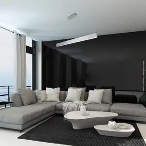 Integrated aluminium g-class led ceiling lights Rabalux Tithania 24W 1920lm 2700-6400K CCT L120x8xH120cm IP20 image-2