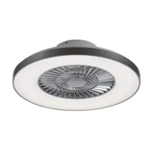 Ceiling light with timer and 3-stage fan function Rabalux Dalfon image-1