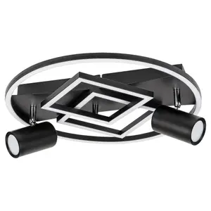 Indoor metal+plastic led ceiling light Rabalux Aztec 40W 2000 lm 3350 lm 4000K IP20 image-1