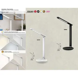 Lampada da tavolo a LED dimmerabile a 3 livelli Rabalux Osias 9W image-1