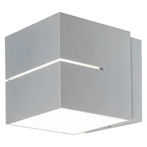 Pośrednia metalowa lampa ścienna wewnętrzna w kształcie sześcianu Rabalux Kaunas image-1