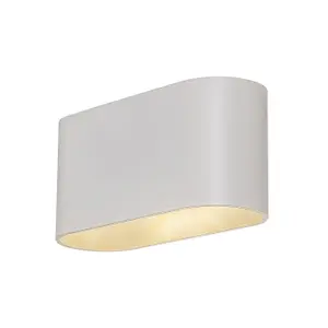 Lampada da parete indiretta in metallo, forma ovale Rabalux Kaunas image-0