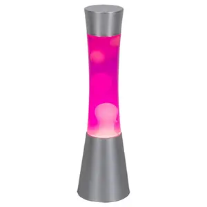 Llamativa lámpara decorativa de plástico + cristal con decoración de lava Rabalux Minka image-1
